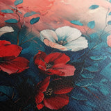 Floral Canvas Wall Art WAD137-F 90 x 60 cm / Stretched on hidden frame