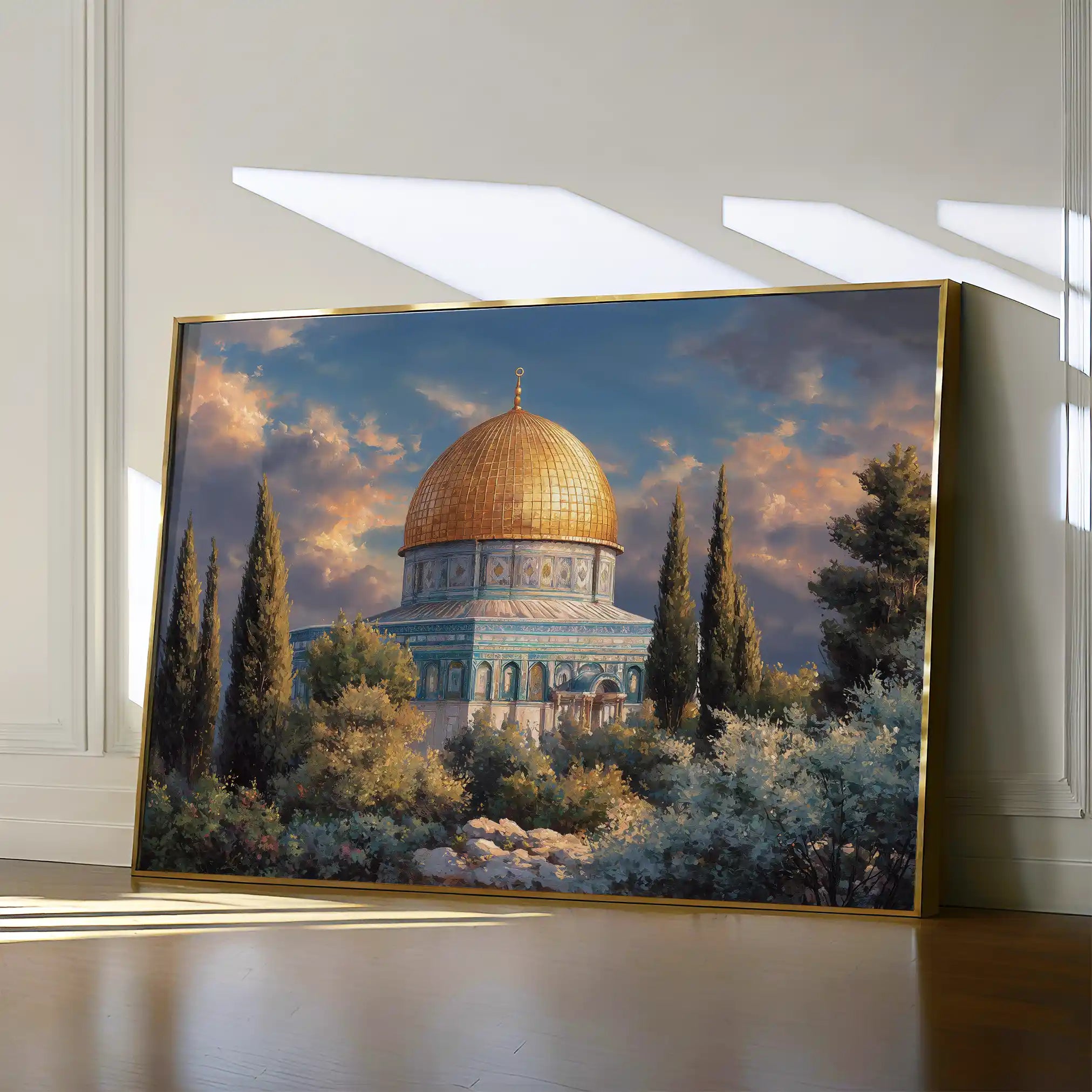 Palestine 137 Canvas Art 60 x 40 cm / Stretched on hidden frame