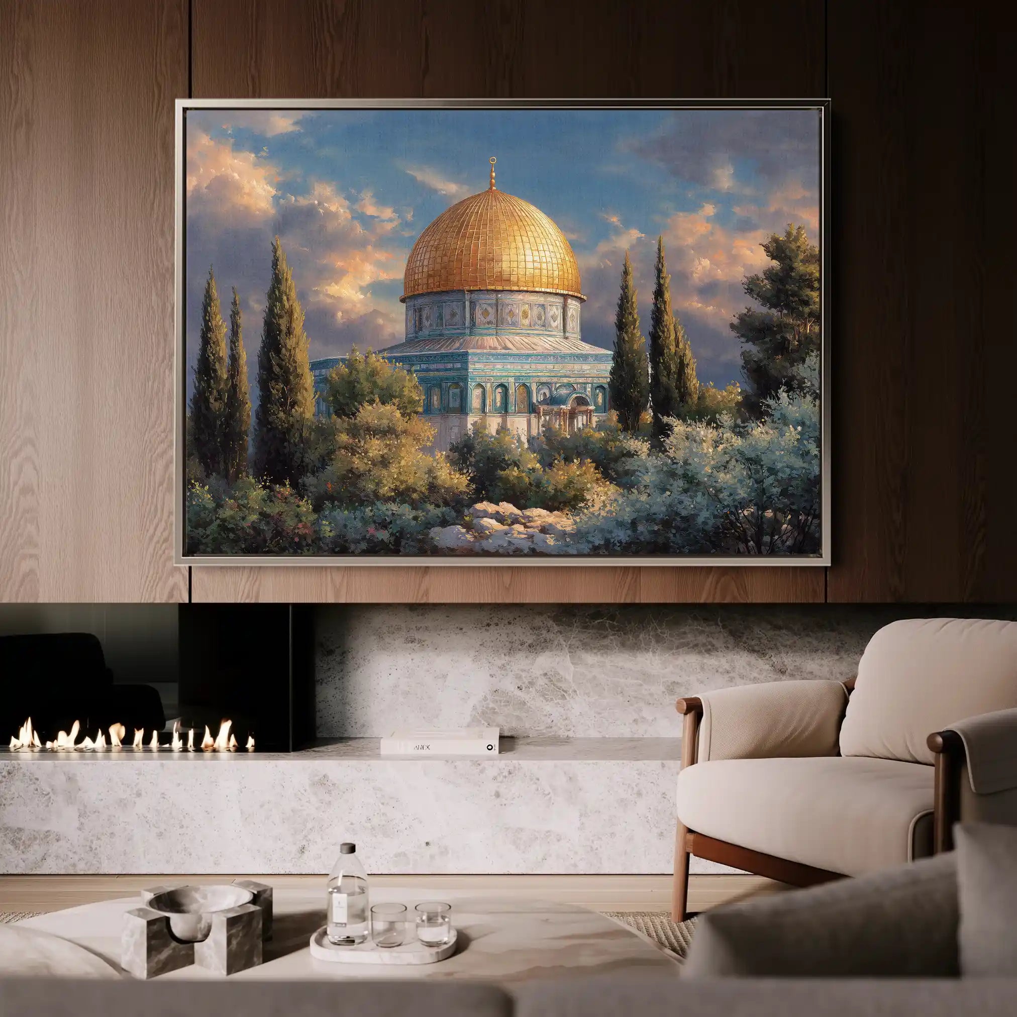 Palestine 137 Canvas Art 60 x 40 cm / Stretched on hidden frame