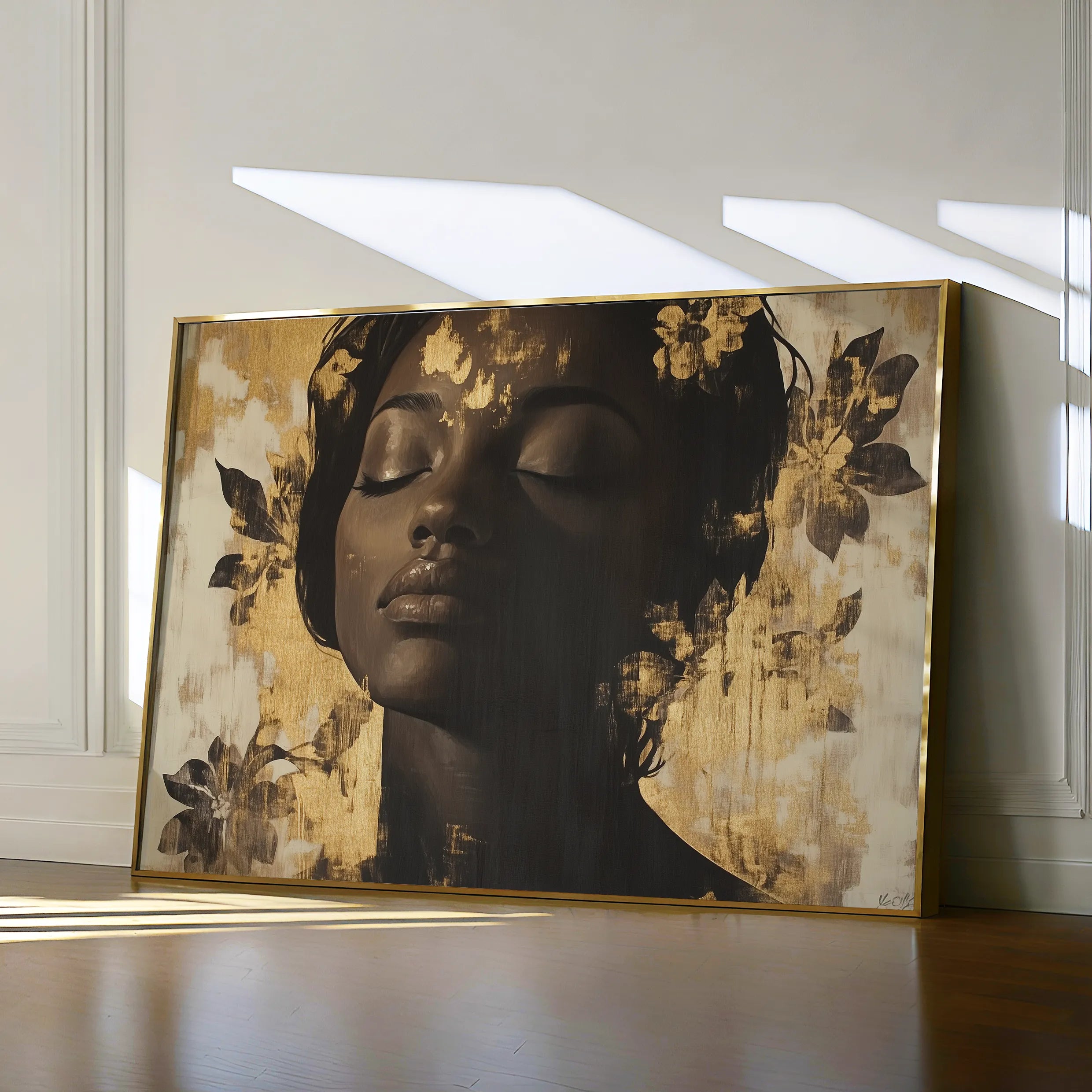 Portrait Canvas Wall Art WAD137-P 90 x 60 cm / Stretched on hidden frame