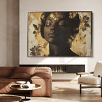 Portrait 137 Canvas Art 90 x 60 cm / Stretched on hidden frame