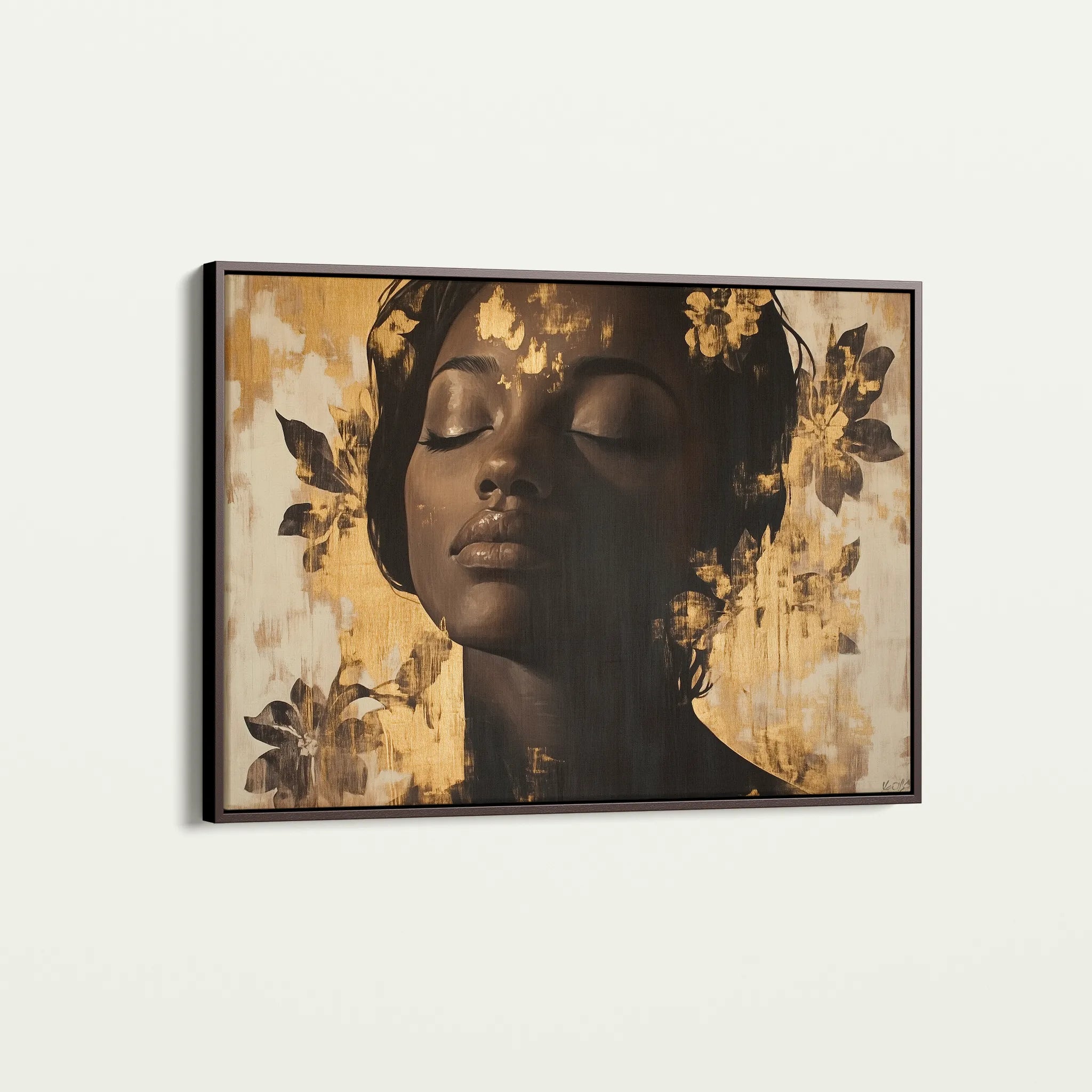 Portrait Canvas Wall Art WAD137-P 90 x 60 cm / Stretched on hidden frame
