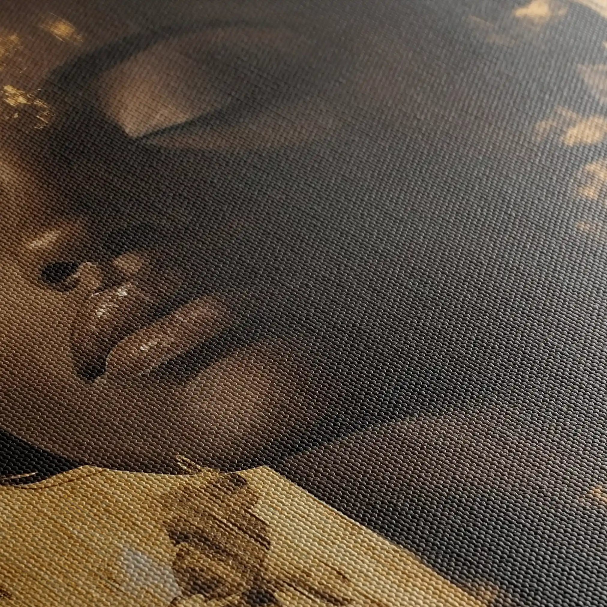 Portrait 137 Canvas Art 90 x 60 cm / Stretched on hidden frame