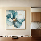 Floral Canvas Wall Art WAD1370-F 80 x 80 cm / Stretched on hidden frame