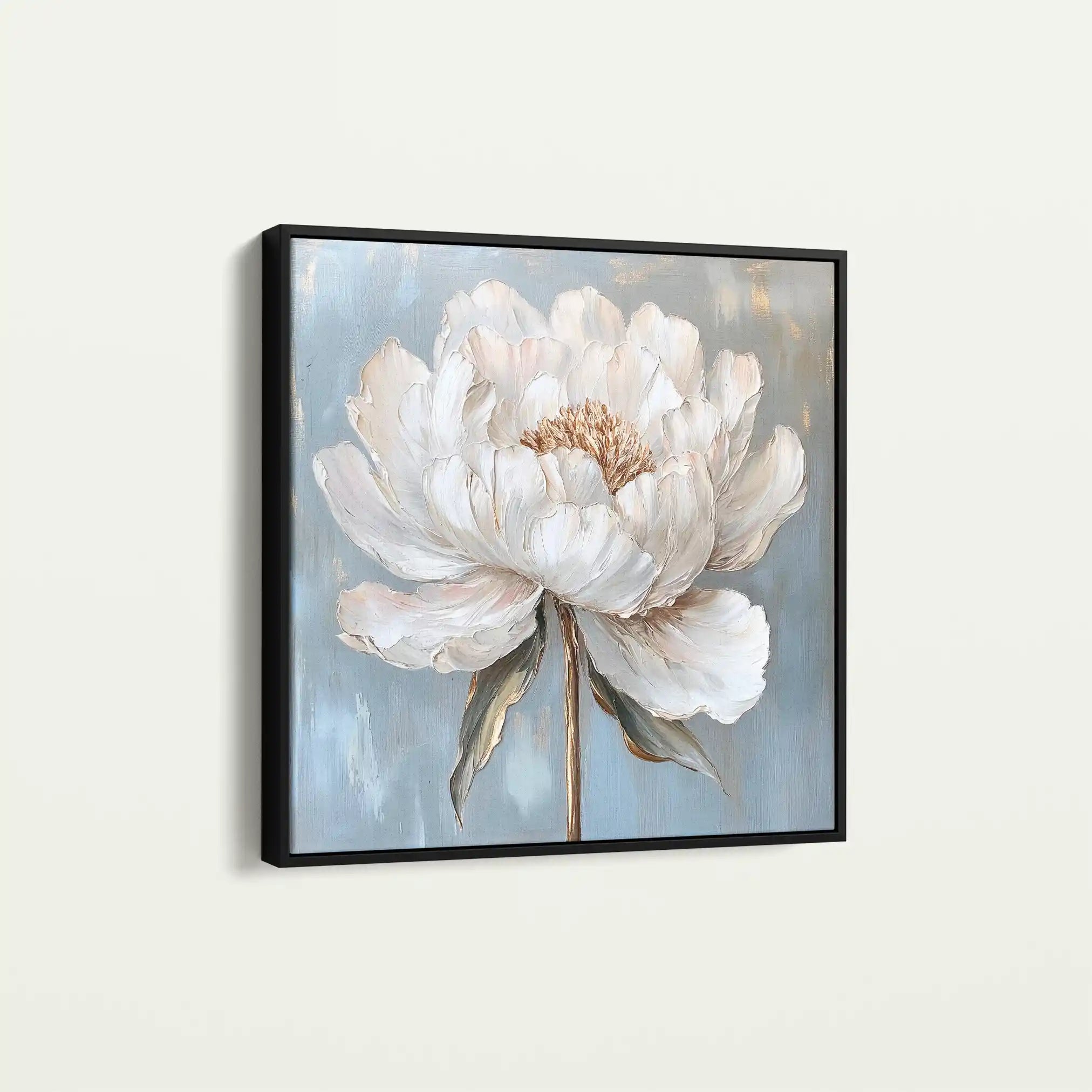 Floral Canvas Wall Art WAD1372-F 80 x 80 cm / Stretched on hidden frame