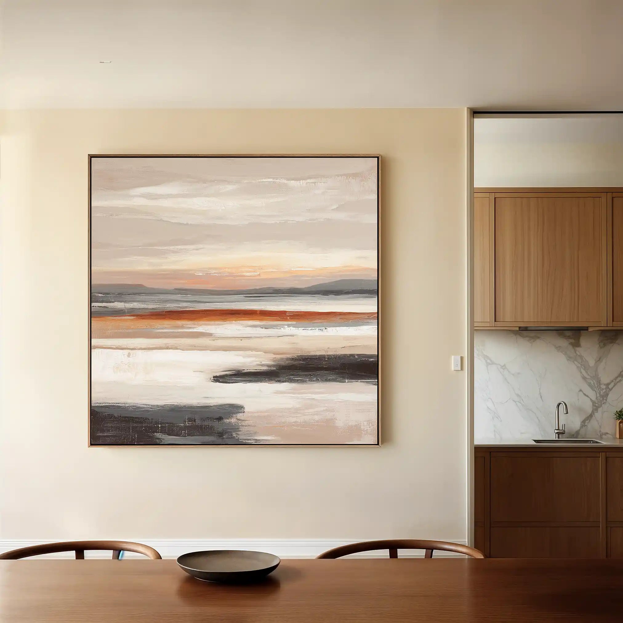 Abstract 1374 Canvas Art 60 x 60 cm / Stretched on hidden frame