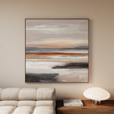 Abstract 1374 Canvas Art 60 x 60 cm / Stretched on hidden frame