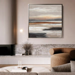 Abstract 1374 Canvas Art 60 x 60 cm / Stretched on hidden frame