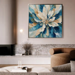 Floral Canvas Wall Art WAD1374-F 80 x 80 cm / Stretched on hidden frame