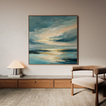 Abstract 1378 Canvas Art 60 x 60 cm / Stretched on hidden frame