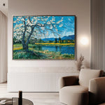 Floral Canvas Wall Art WAD138-F 90 x 60 cm / Stretched on hidden frame