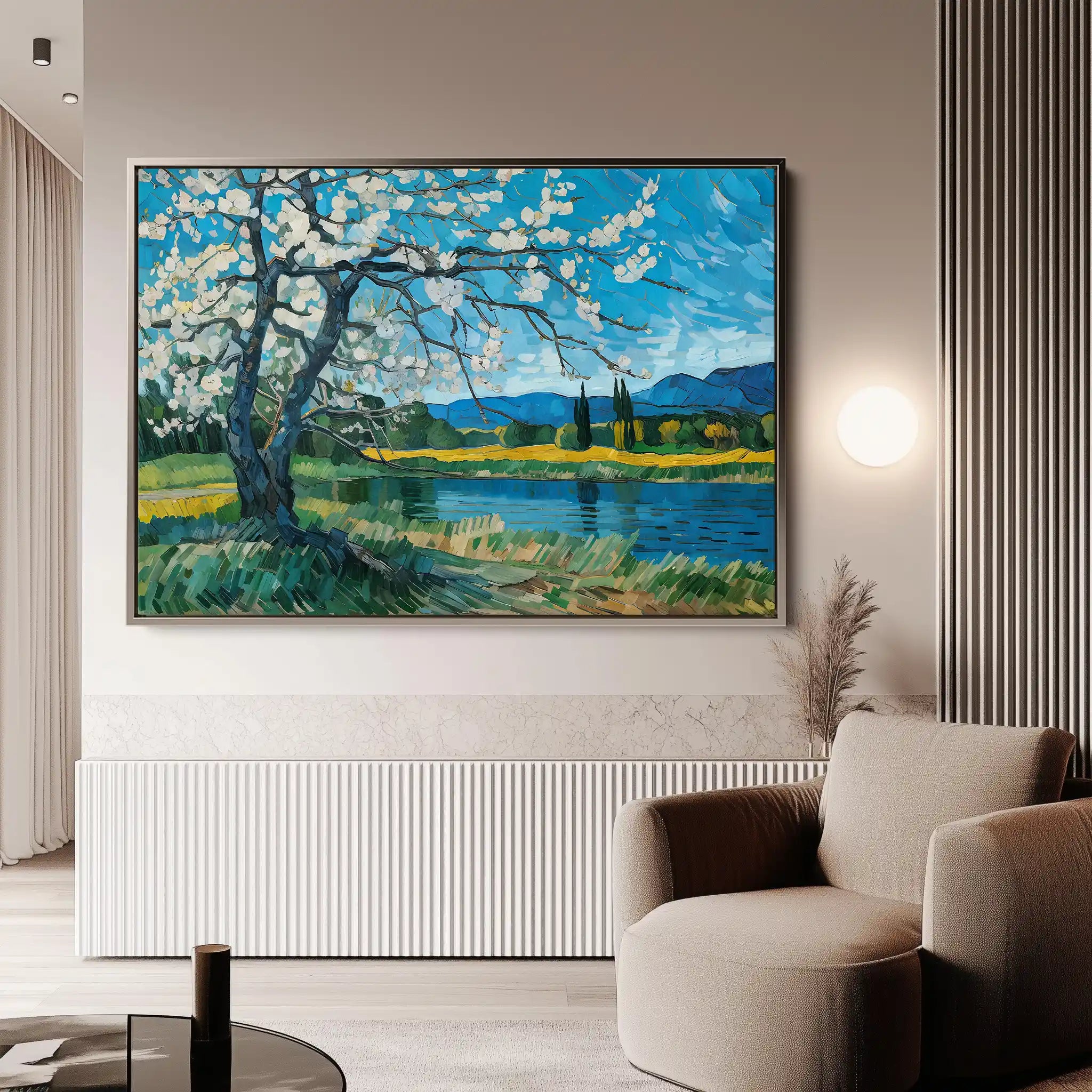 Floral Canvas Wall Art WAD138-F 90 x 60 cm / Stretched on hidden frame