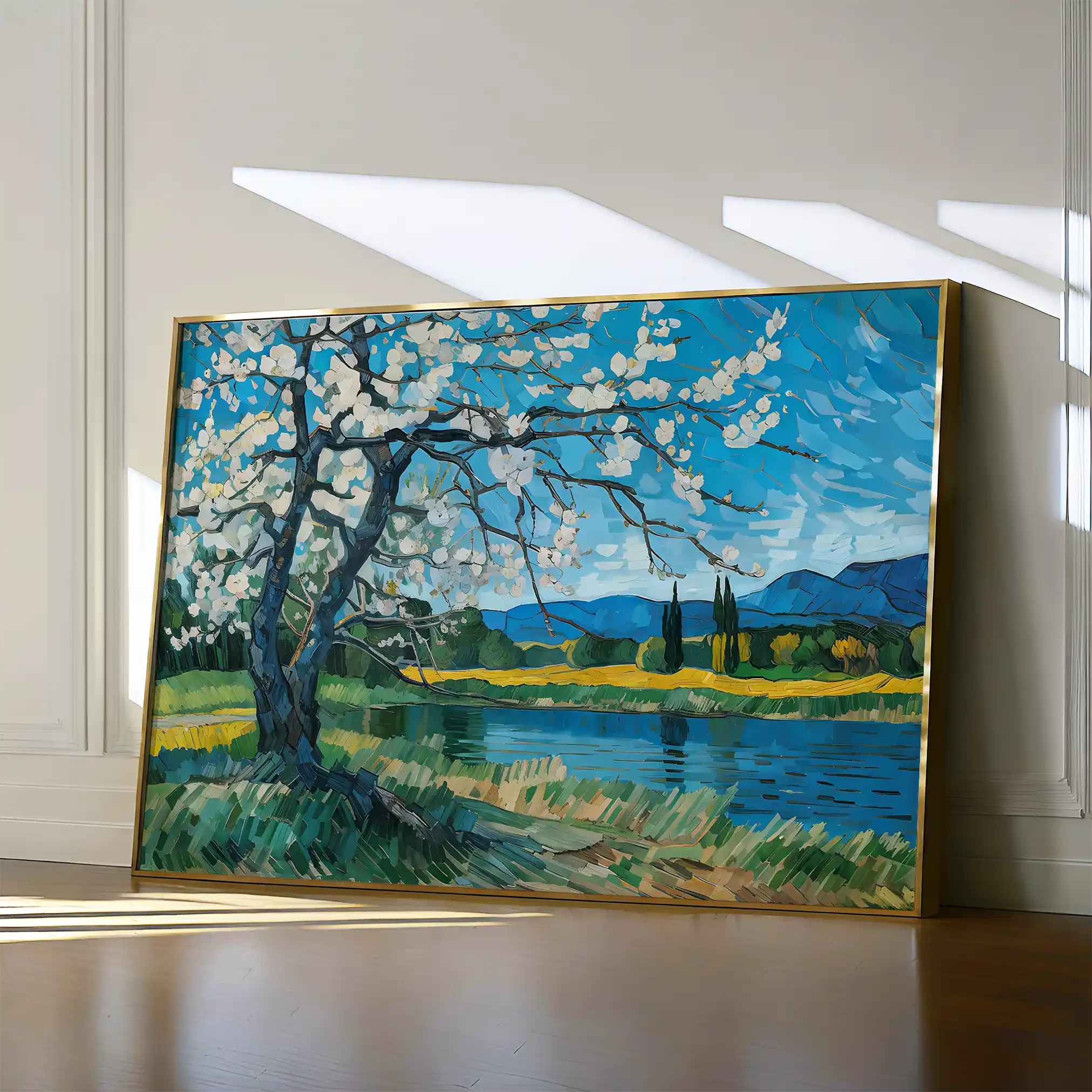 Floral Canvas Wall Art WAD138-F 90 x 60 cm / Stretched on hidden frame