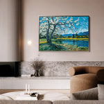 Floral Canvas Wall Art WAD138-F 90 x 60 cm / Stretched on hidden frame
