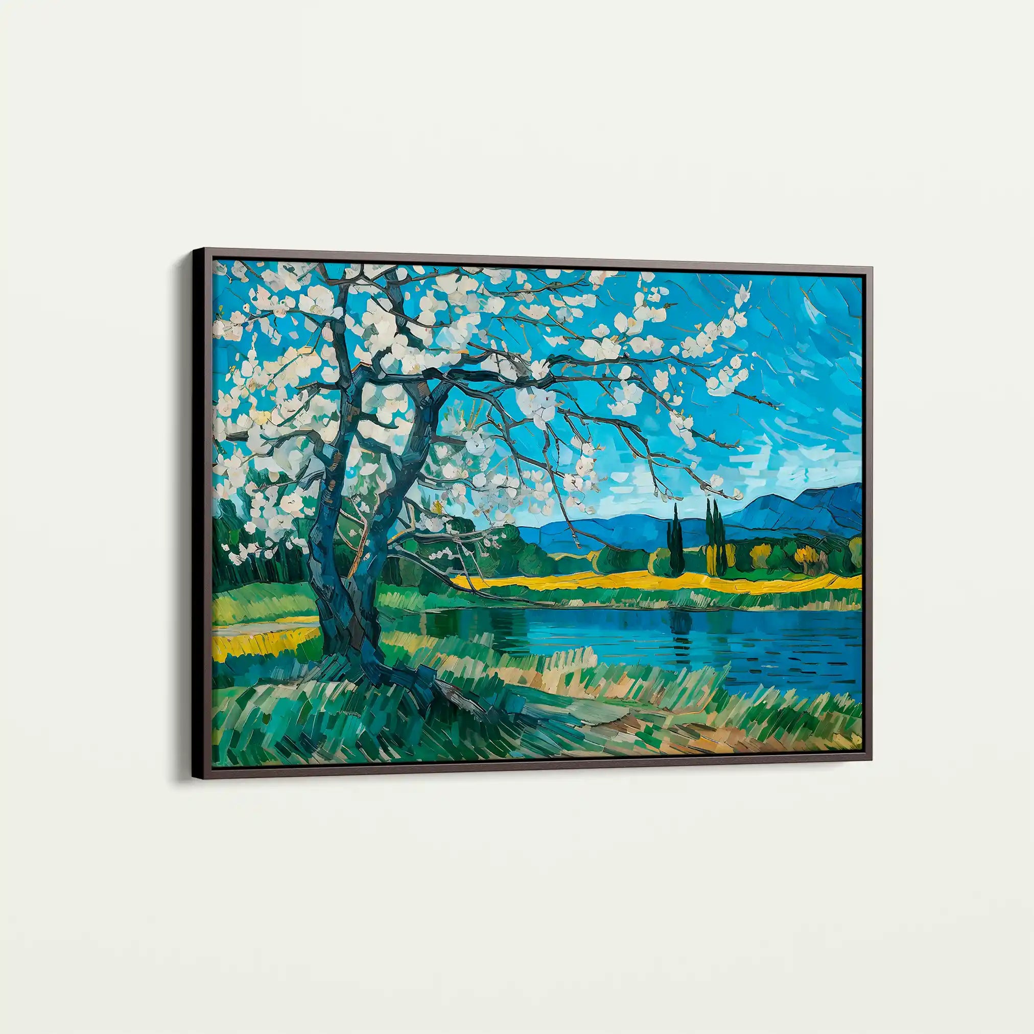 Floral Canvas Wall Art WAD138-F 90 x 60 cm / Stretched on hidden frame