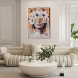 Portrait 138 Canvas Art 90 x 60 cm / Stretched on hidden frame