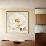 Floral Canvas Wall Art WAD1381-F 80 x 80 cm / Stretched on hidden frame