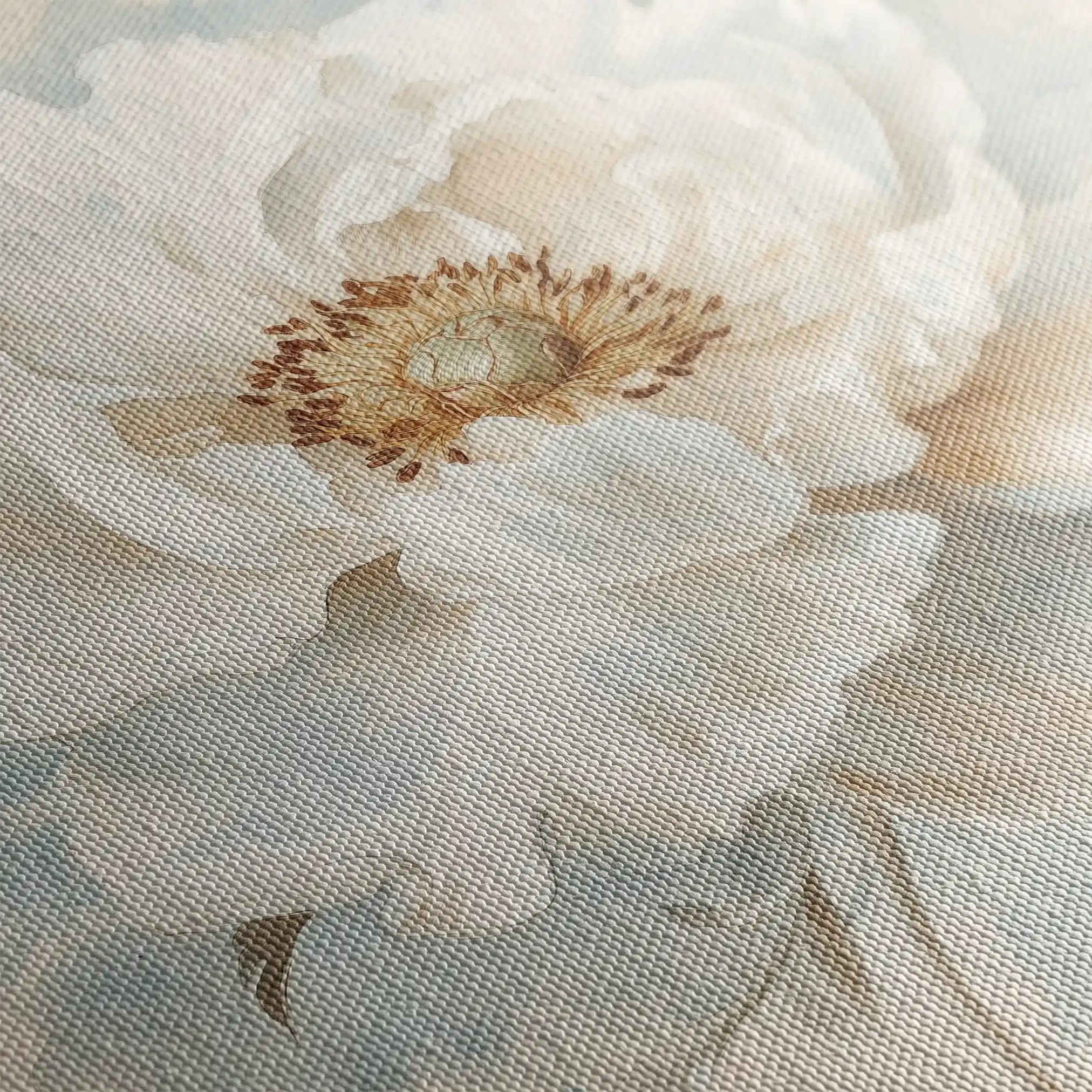 Floral Canvas Wall Art WAD1381-F 80 x 80 cm / Stretched on hidden frame