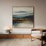 Abstract 1382 Canvas Art 60 x 60 cm / Stretched on hidden frame