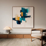 Abstract 1383 Canvas Art 60 x 60 cm / Stretched on hidden frame