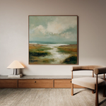 Abstract 1384 Canvas Art 60 x 60 cm / Stretched on hidden frame