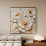 Floral Canvas Wall Art WAD1384-F 80 x 80 cm / Stretched on hidden frame