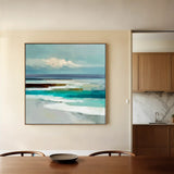 Abstract 1385 Canvas Art 60 x 60 cm / Stretched on hidden frame