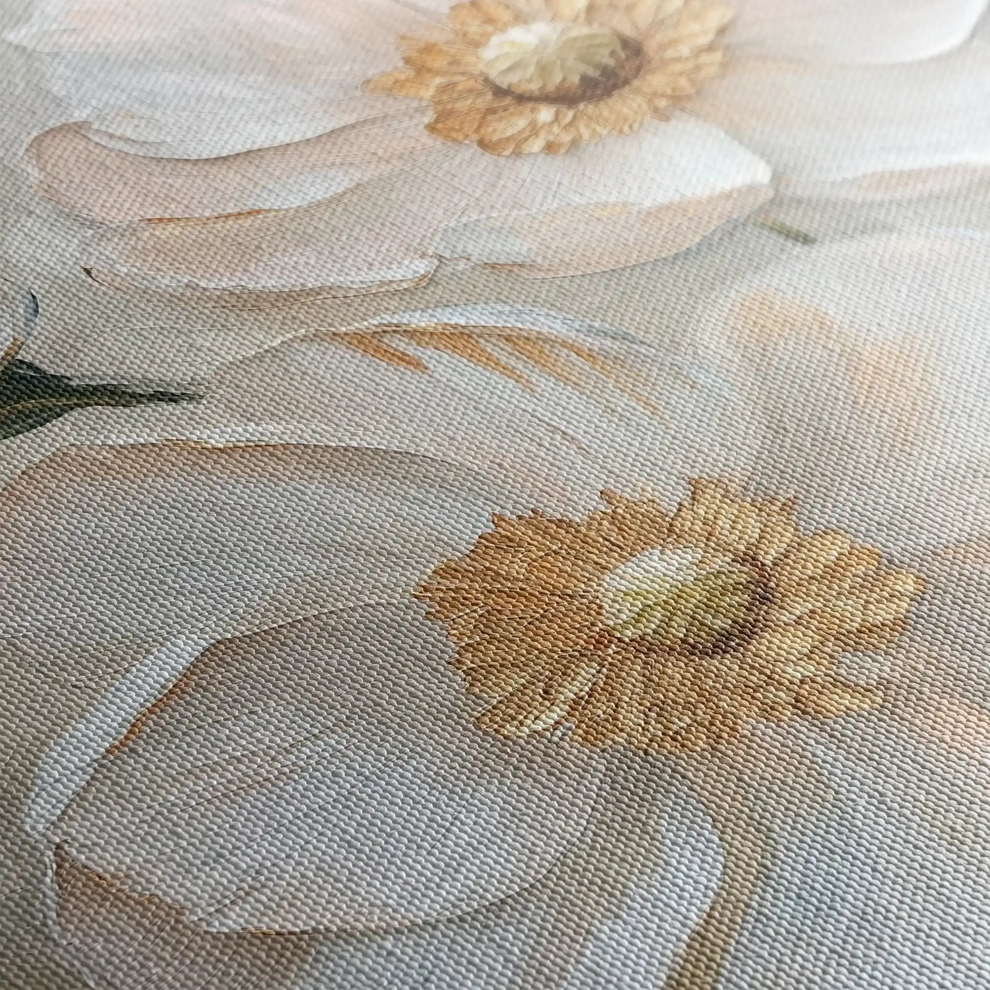 Floral Canvas Wall Art WAD1385-F 80 x 80 cm / Stretched on hidden frame