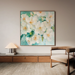 Floral Canvas Wall Art WAD1388-F 80 x 80 cm / Stretched on hidden frame