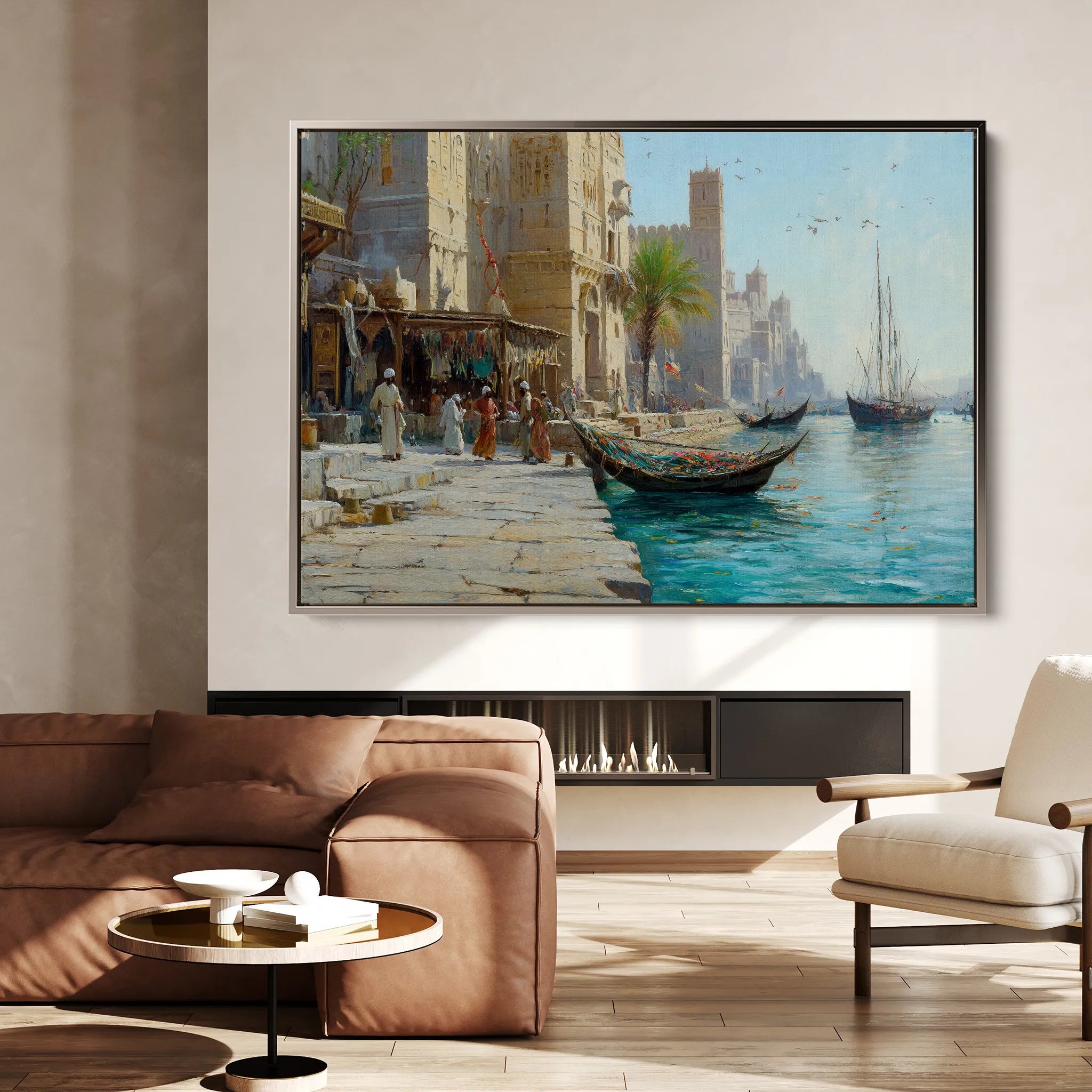 Orientalist Canvas Wall Art WAD139-OR 90 x 60 cm / Stretched on hidden frame