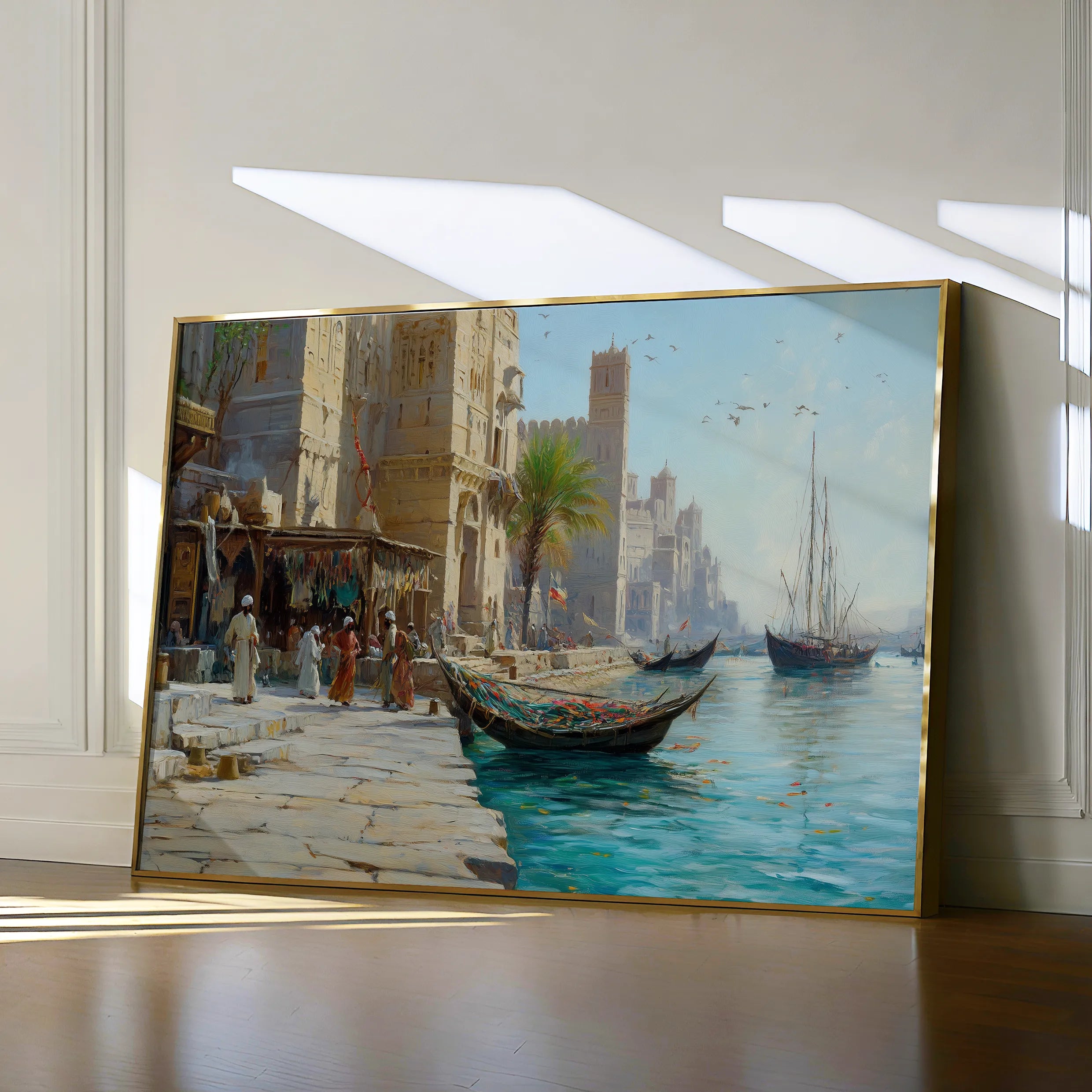 Orientalist Canvas Wall Art WAD139-OR 90 x 60 cm / Stretched on hidden frame