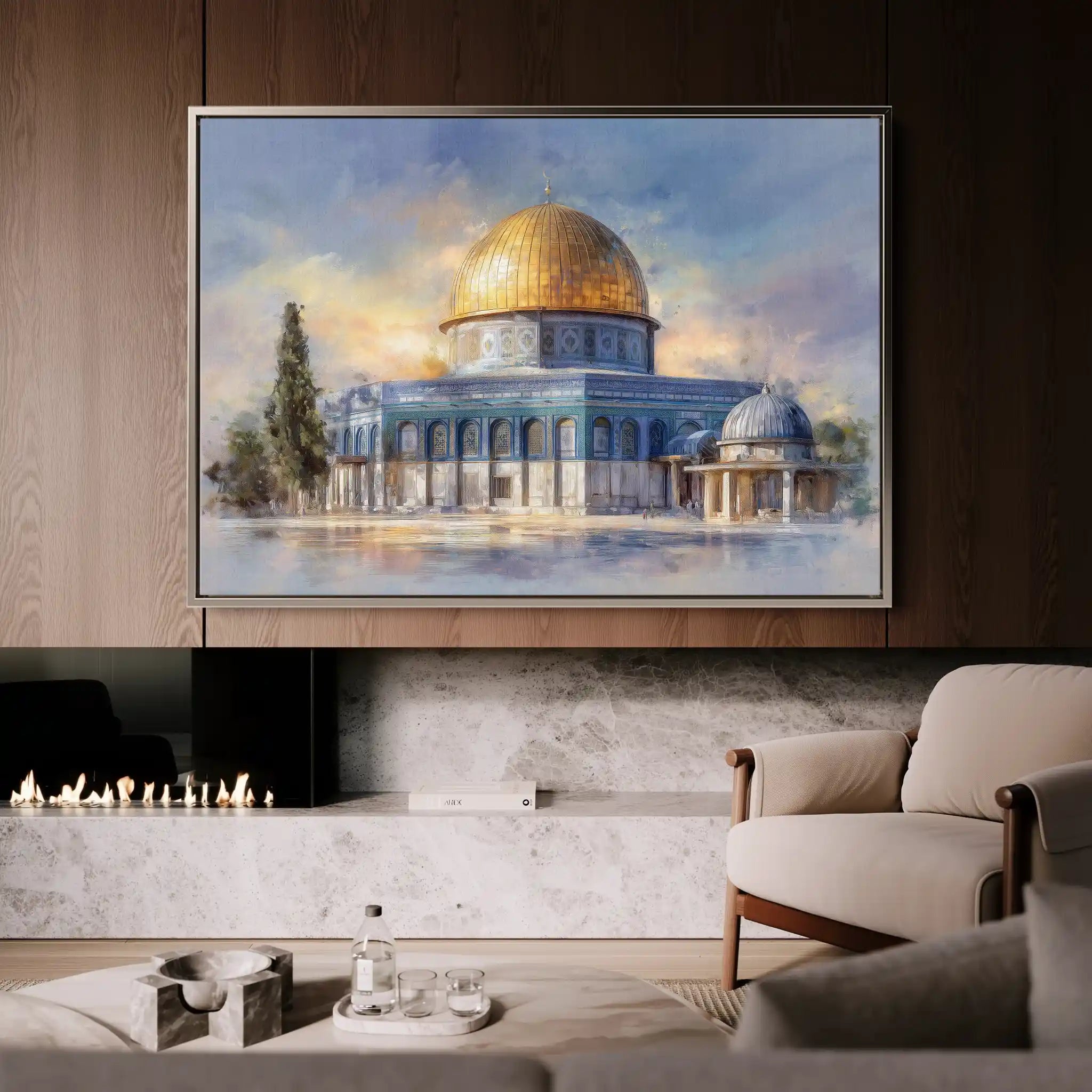Palestine 139 Canvas Art 60 x 40 cm / Stretched on hidden frame