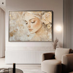 Portrait 139 Canvas Art 90 x 60 cm / Stretched on hidden frame