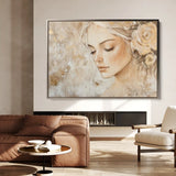 Portrait 139 Canvas Art 90 x 60 cm / Stretched on hidden frame