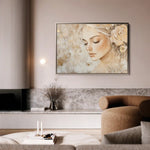 Portrait 139 Canvas Art 90 x 60 cm / Stretched on hidden frame