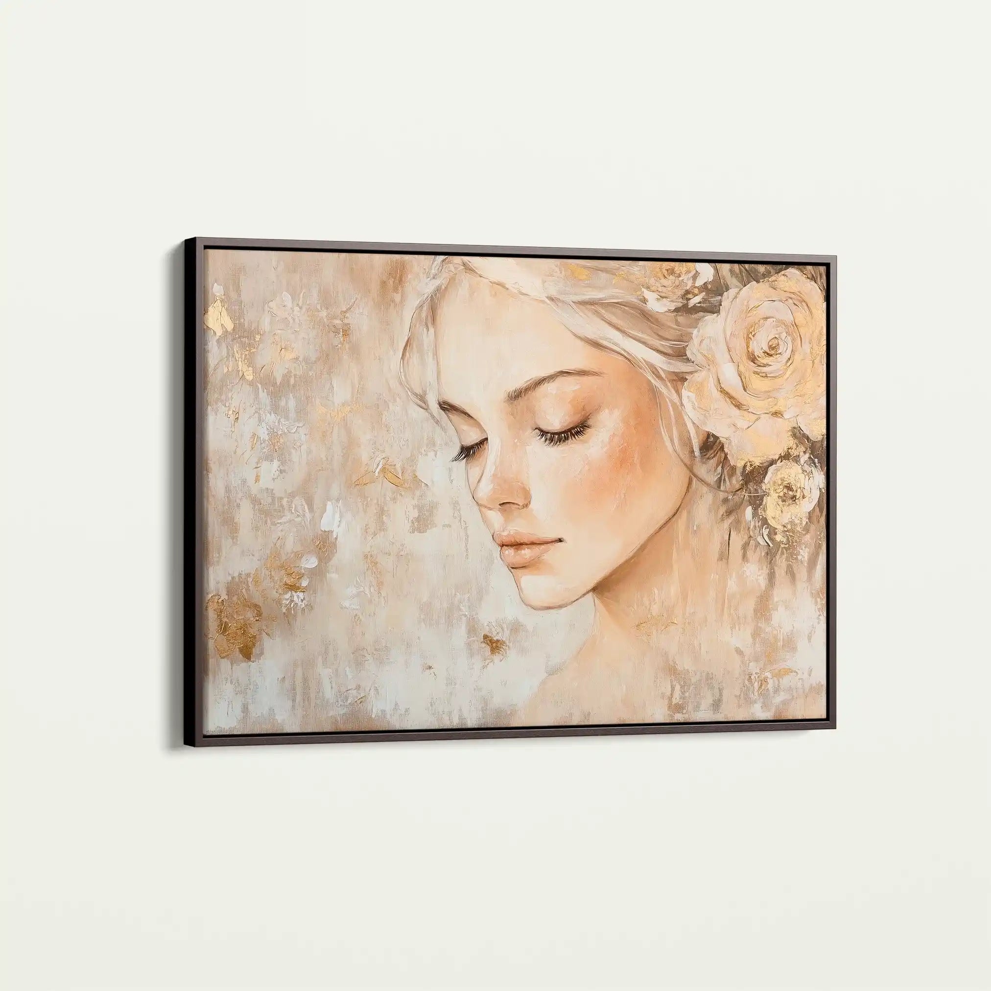 Portrait 139 Canvas Art 90 x 60 cm / Stretched on hidden frame