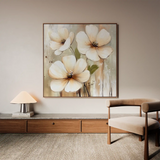 Floral Canvas Wall Art WAD1392-F 80 x 80 cm / Stretched on hidden frame