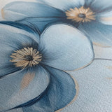 Floral Canvas Wall Art WAD1393-F 80 x 80 cm / Stretched on hidden frame