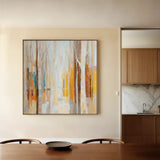Abstract 1395 Canvas Art 60 x 60 cm / Stretched on hidden frame