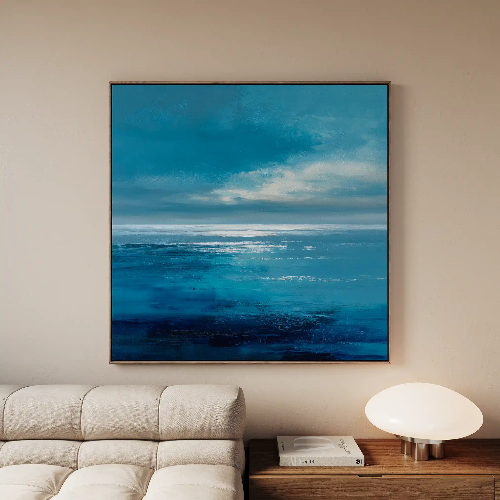 Abstract 1396 Canvas Art 60 x 60 cm / Stretched on hidden frame