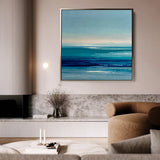 Abstract 1398 Canvas Art 60 x 60 cm / Stretched on hidden frame