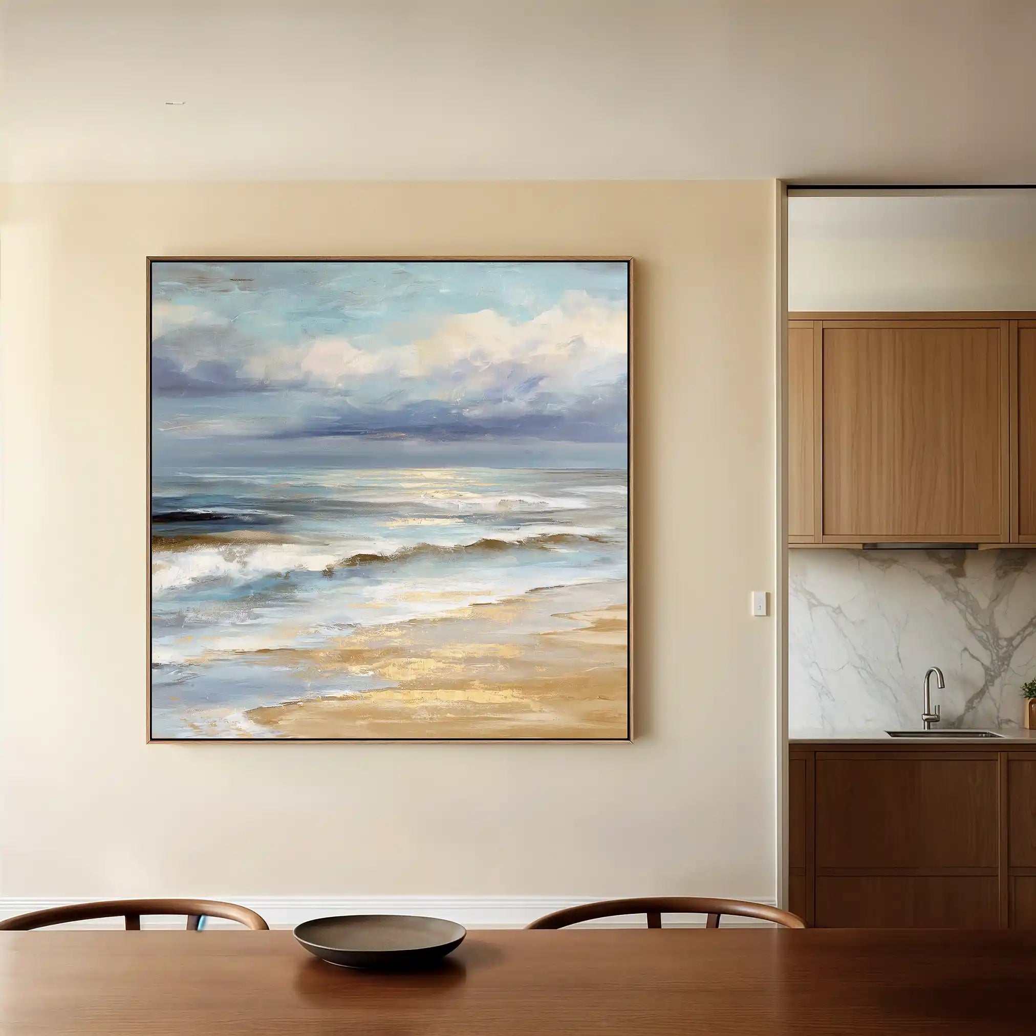 Abstract 1399 Canvas Art 60 x 60 cm / Stretched on hidden frame