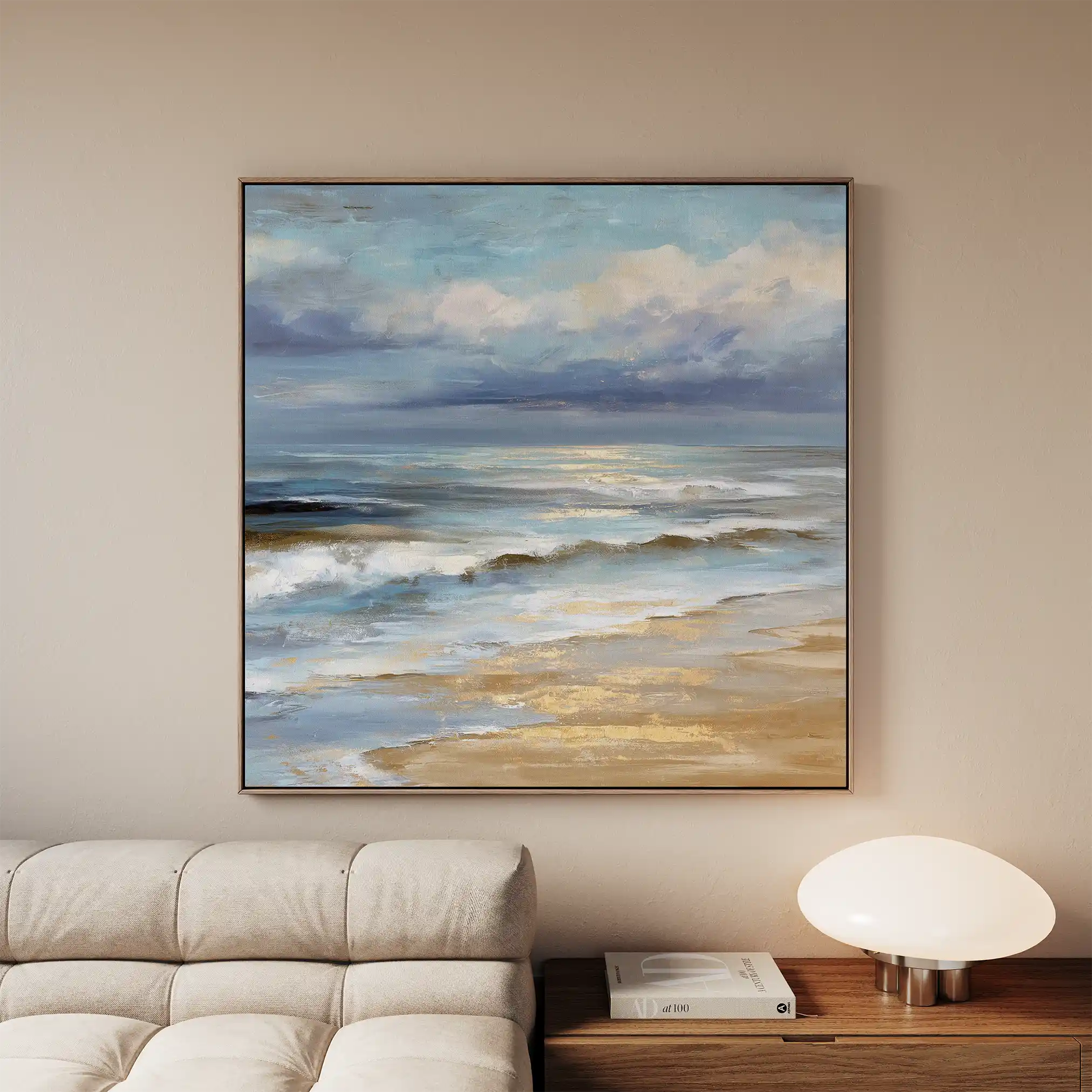 Abstract 1399 Canvas Art 60 x 60 cm / Stretched on hidden frame