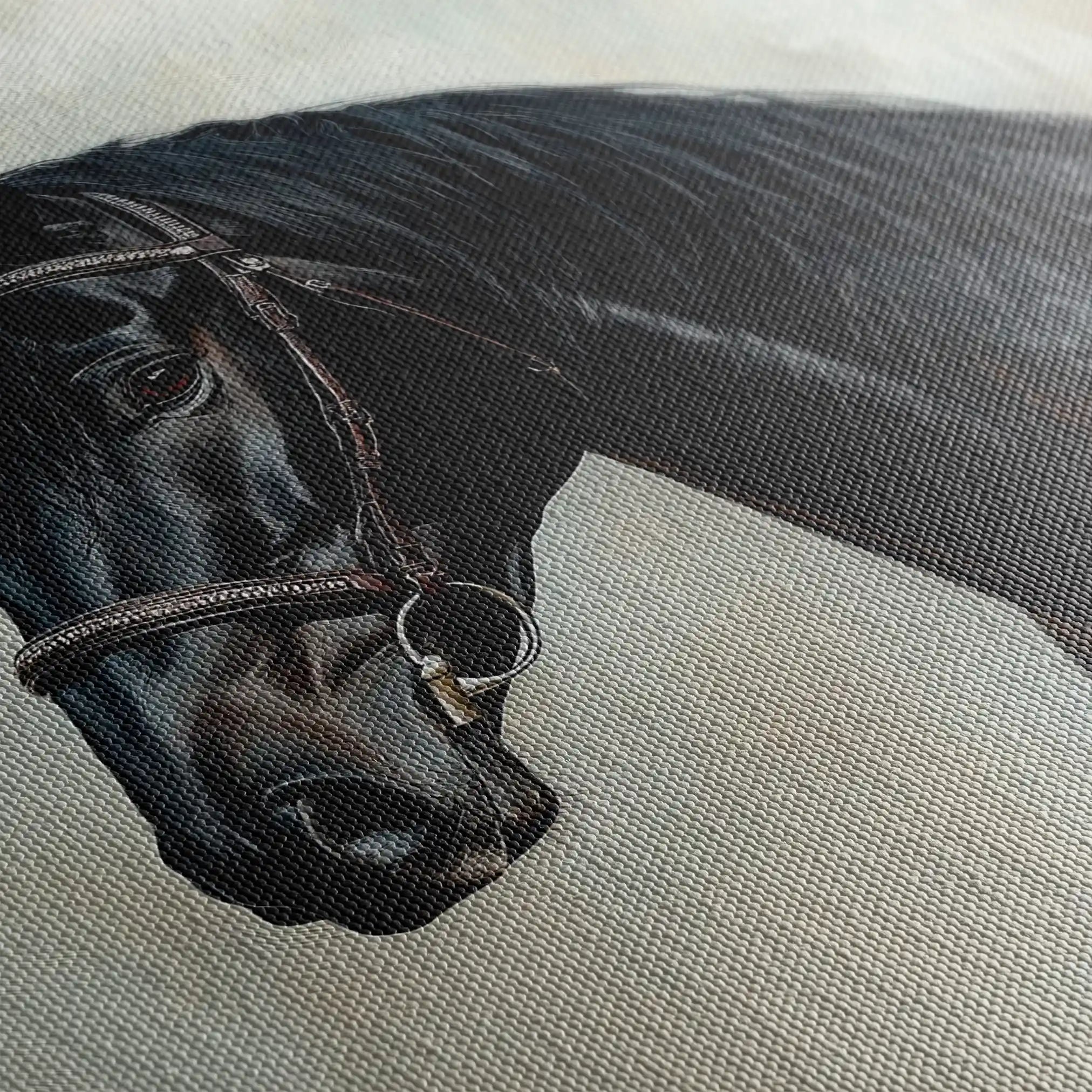 Horses 140 Canvas Art 90 x 60 cm / Stretched on hidden frame