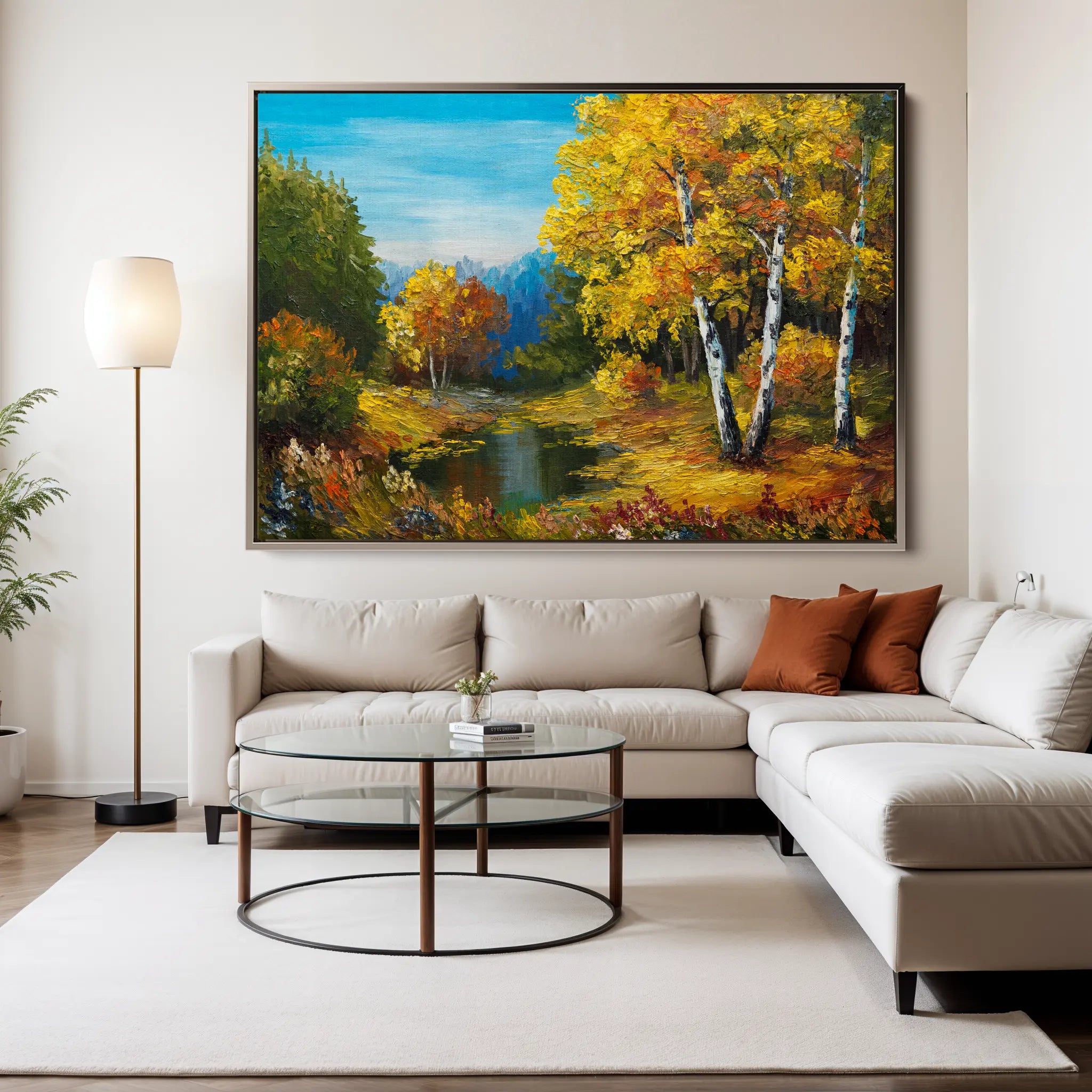 Landscape Canvas Wall Art WAD140-L 90 x 60 cm / Stretched on hidden frame