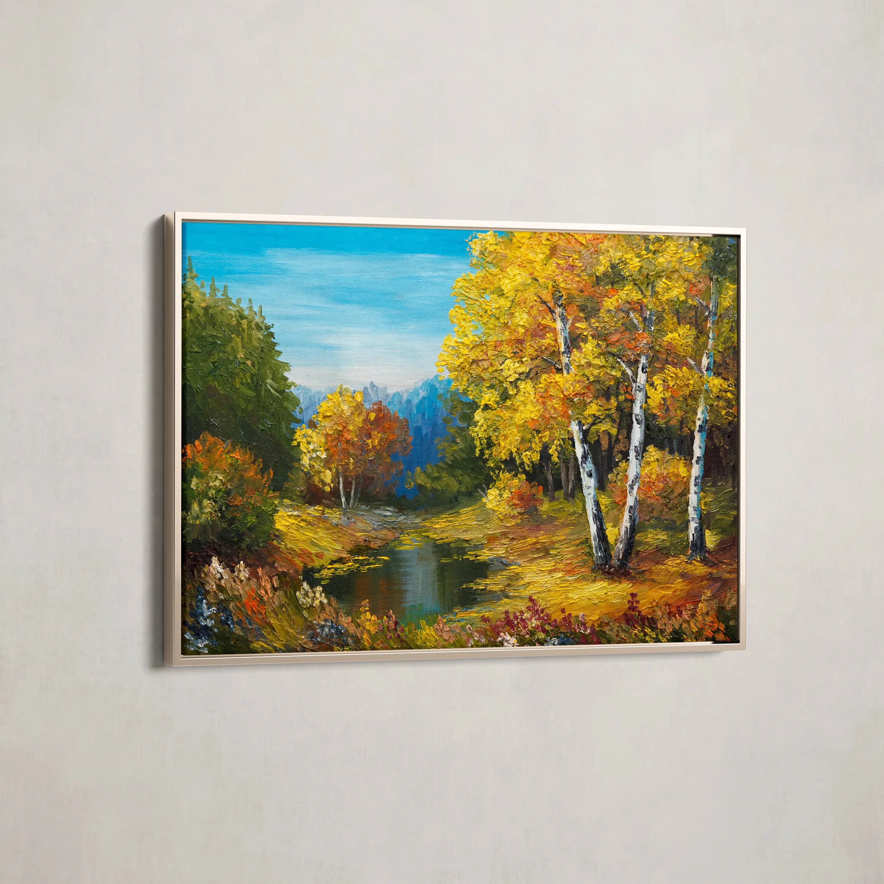 Landscape Canvas Wall Art WAD140-L 90 x 60 cm / Stretched on hidden frame