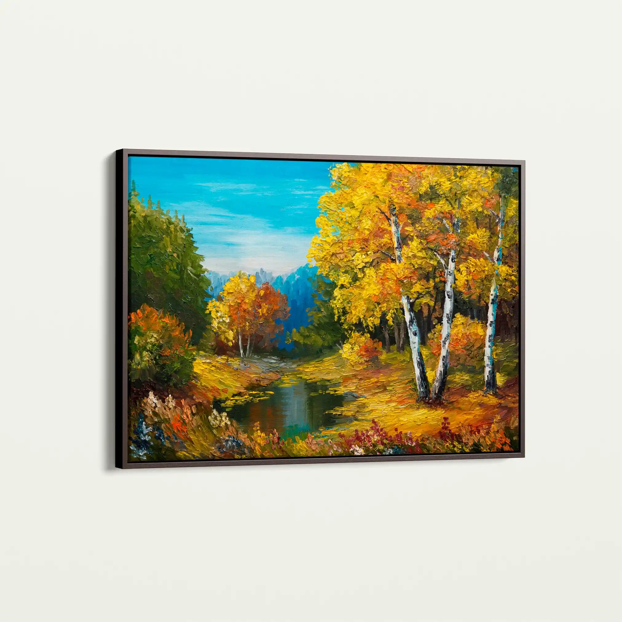 Landscape 140 Canvas Art 90 x 60 cm / Stretched on hidden frame