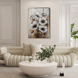 Floral Canvas Wall Art WAD1405-F 90 x 60 cm / Stretched on hidden frame