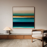 Abstract 1409 Canvas Art 60 x 60 cm / Stretched on hidden frame