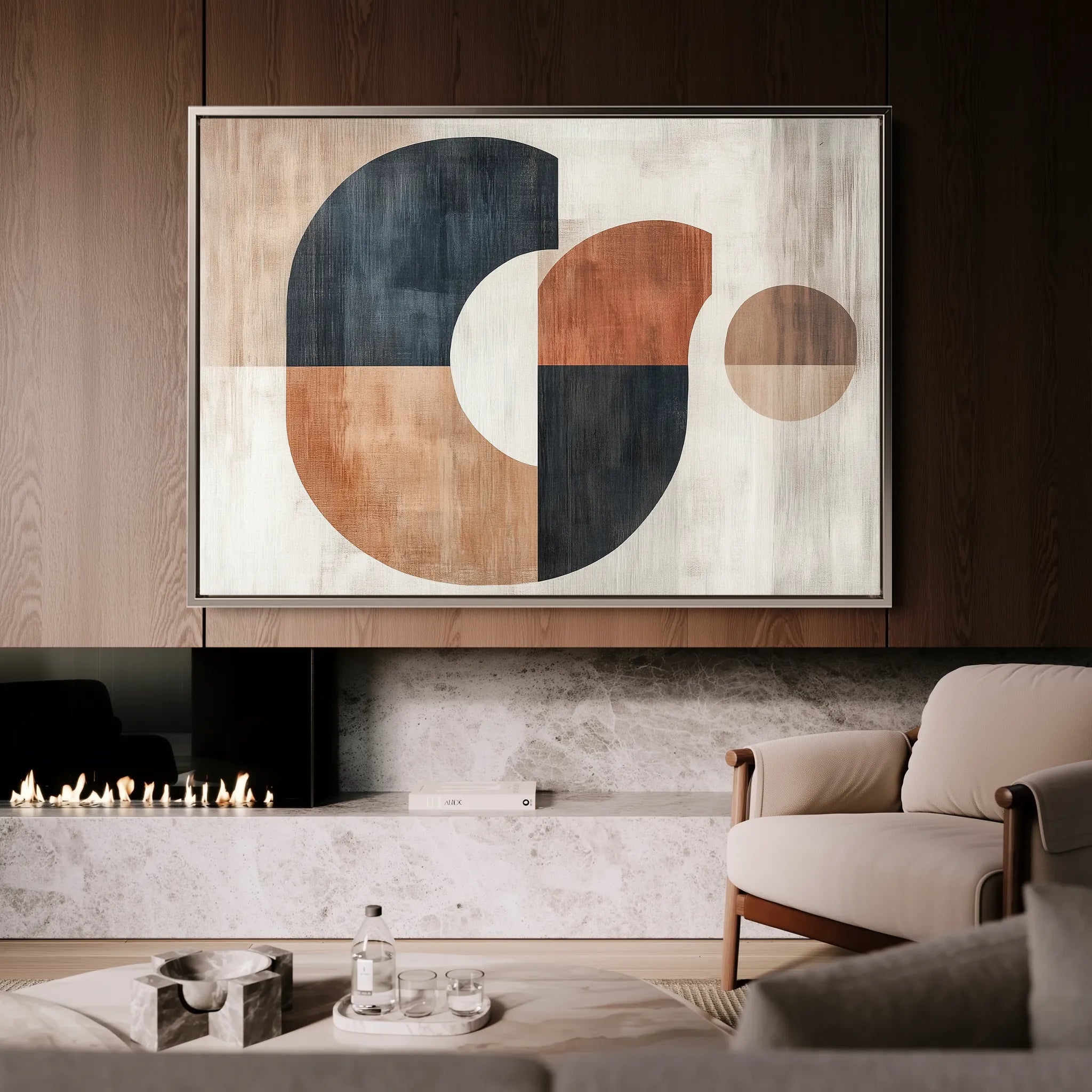 Boho Canvas Wall Art WAD141-BH 90 x 60 cm / Stretched on hidden frame